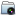 Photo Folder Graphite Smooth Icon 16x16 png